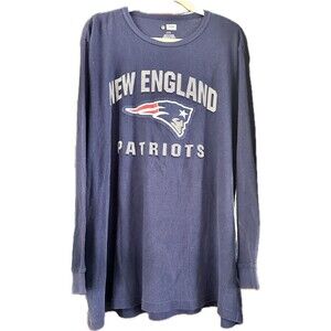 New England Patriots  NFL Long Sleeve 2XL Men's Shirt Waffle Knit Thermal